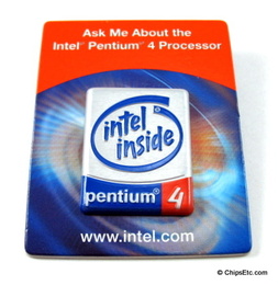 Intel pentium 4 badge
