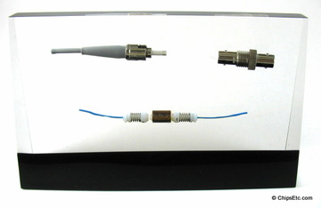 fiber optic technology paperweight