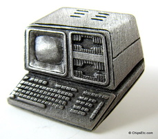 vintage CP/M computer pin