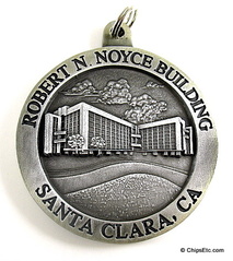 intel Noyce building dedication medallion