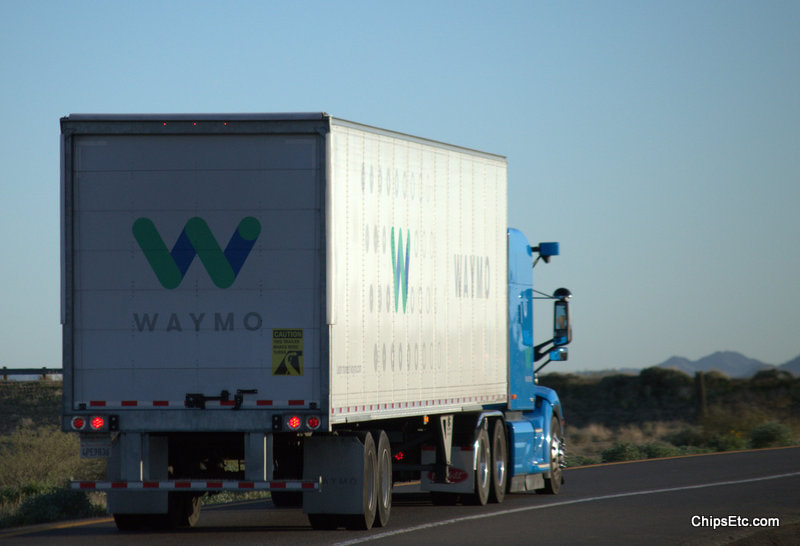 Waymo self-driving semi truck testing arizona