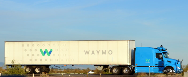 Waymo self-driving semi truck