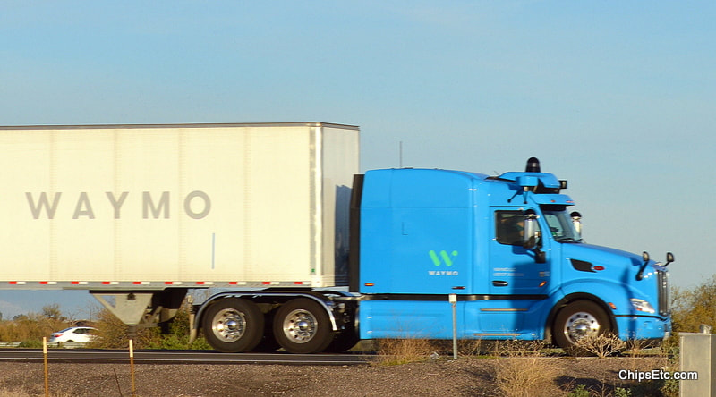 Waymo self-driving semi truck