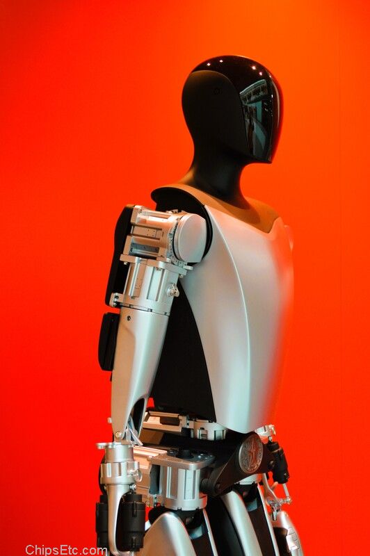 Tesla Optimus bot Robot body head torso