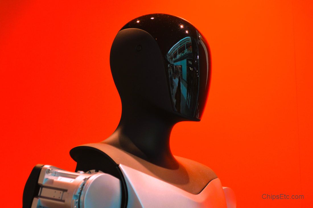 Tesla Optimus Robot bot head 