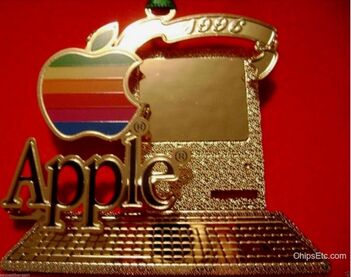 apple computer macintosh christmas ornament