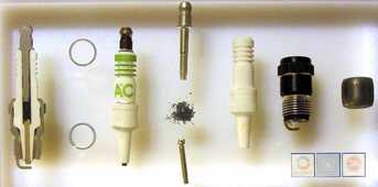 GM AC-delco spark plug manufacturing assembly components