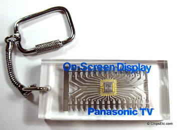​Panasonic on-screen display television IC chip