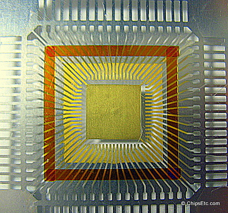 integrated circuit package frame QFP