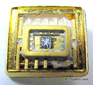 gold ceramic IC chip
