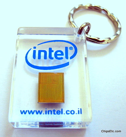 Intel Israel Chip keychain