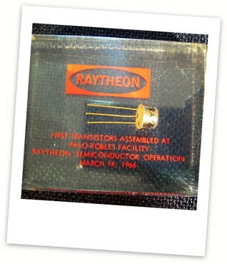 Raytheon Transistor paperweight