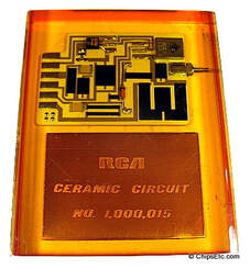 RCA Television Solid State Ceramic Circuit