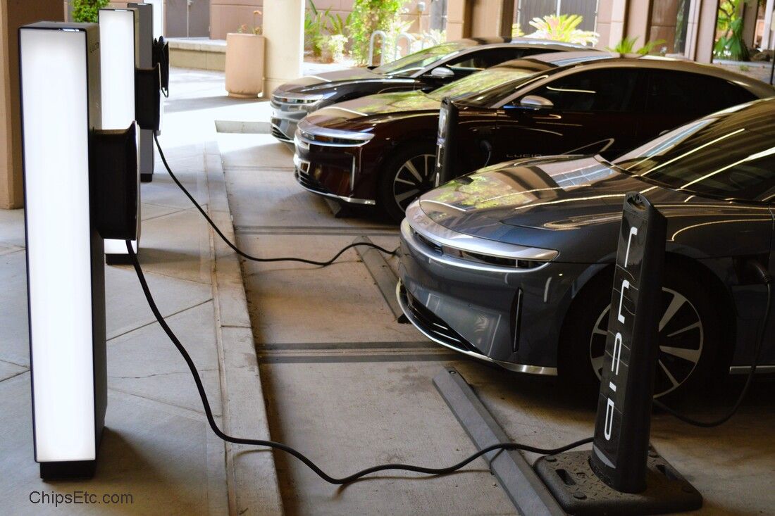 Lucid Motors electric cars charging