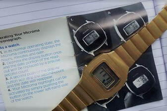 Intel Microma watch digital electronic