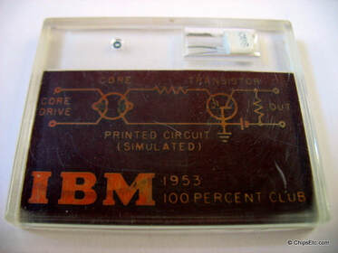 IBM early transistor core memory 1950s