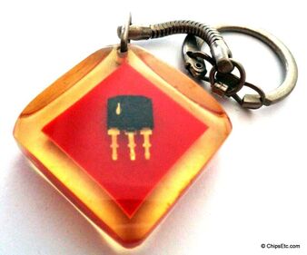 philips semiconductor transistor keychain