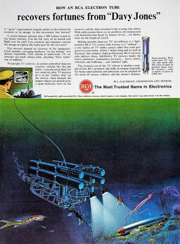 1966 RCA Vidicon Camera Tube US Navy Undersea Recovery Vehicle