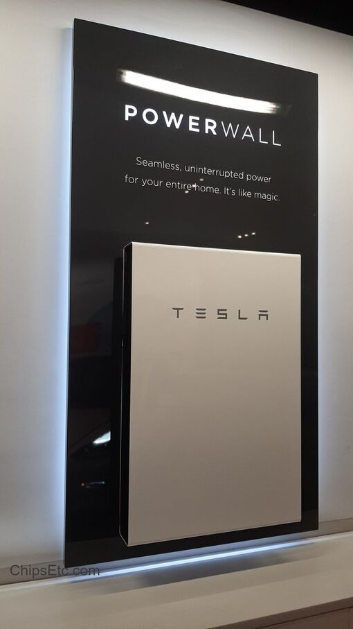Tesla powerwall home energy storage